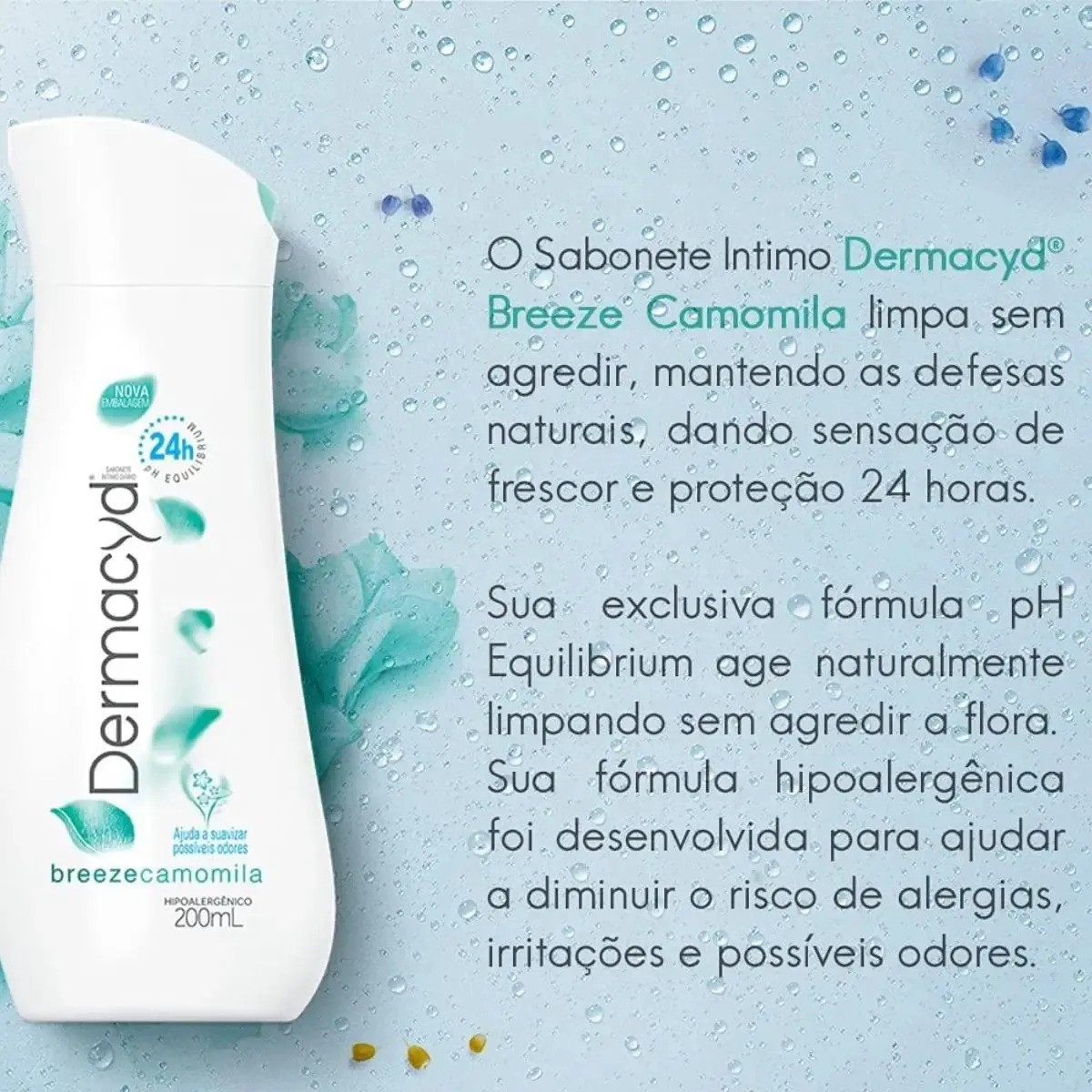 Sabonete Íntimo Dermacyd Breeze Camomila 200ml