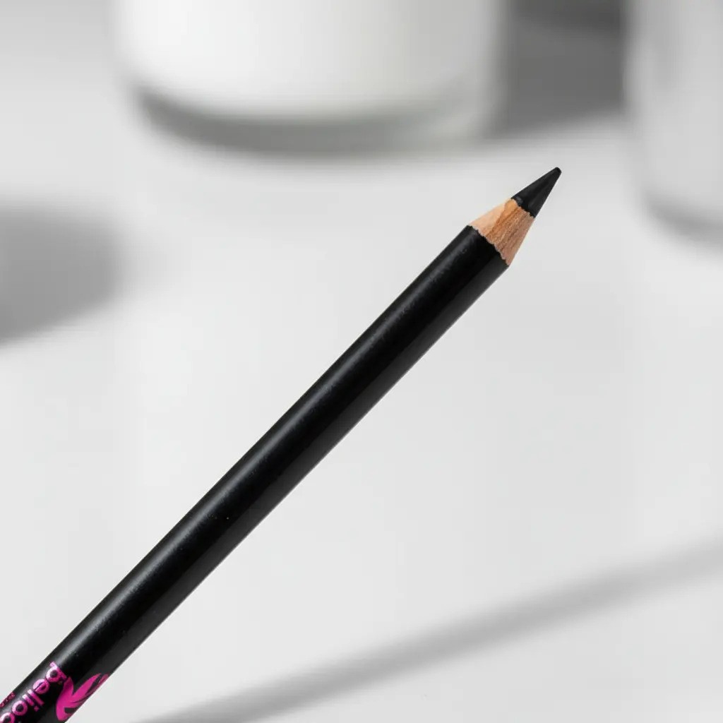 Lápis Delineador Bella Femme Preto Acabamento Matte Hipoalergênico