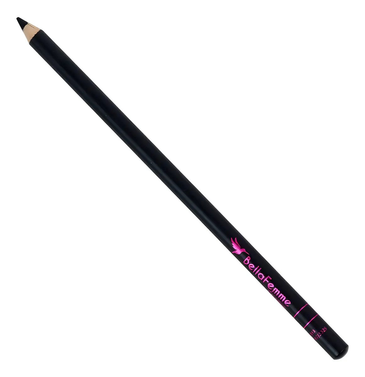 Lápis Delineador Bella Femme Preto Acabamento Matte Hipoalergênico