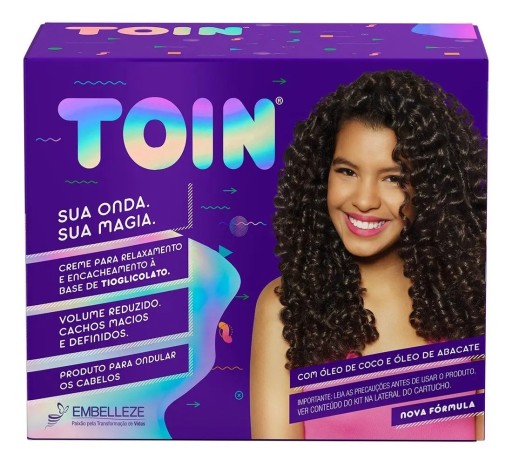 Kit Creme para Relaxamento-encacheamento Toin! Floft Embelleze