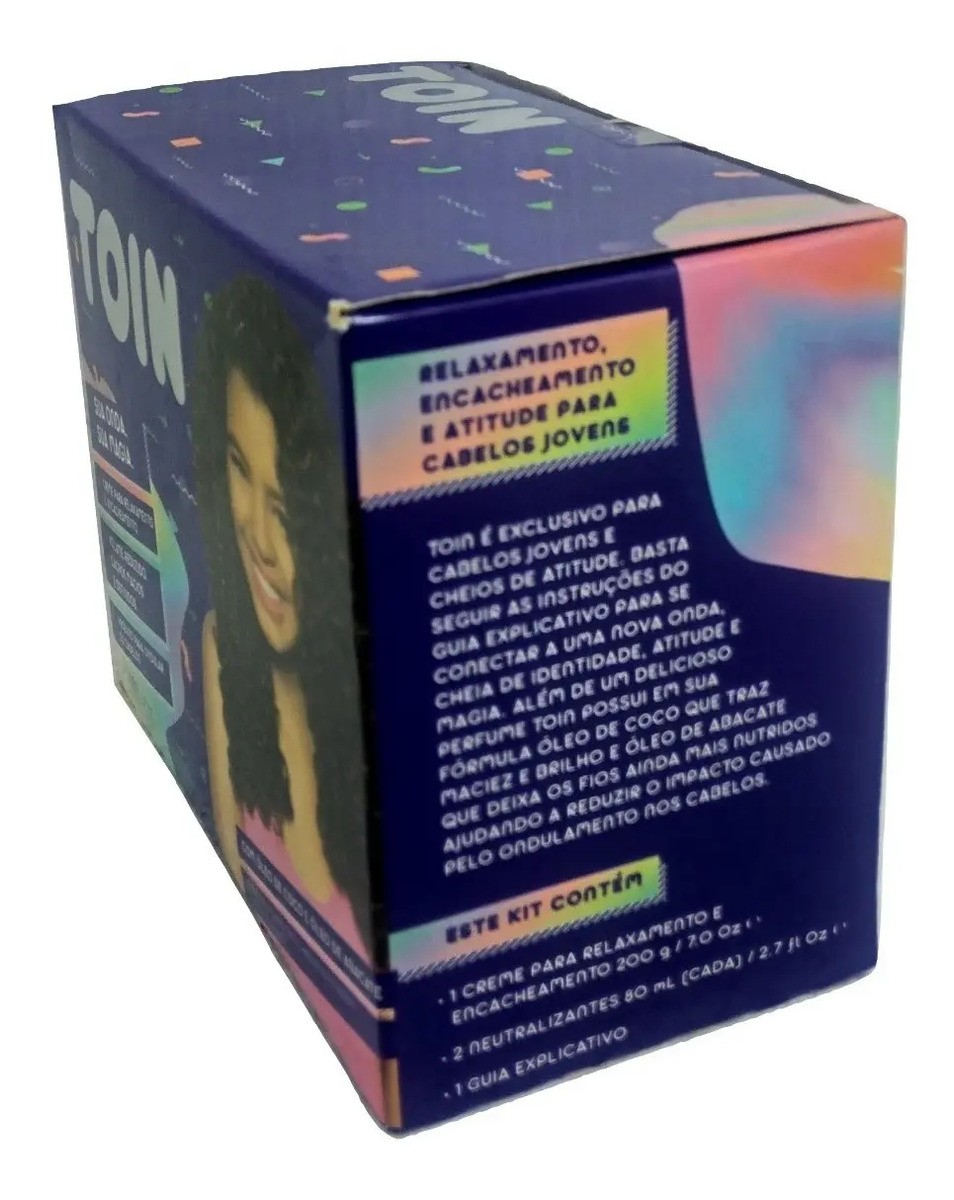 Kit Creme para Relaxamento-encacheamento Toin! Floft Embelleze