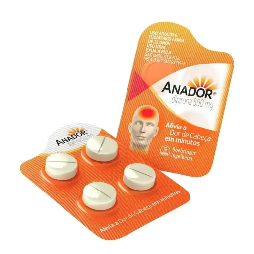 Anador 500mg 4 Comprimidos Sanofi