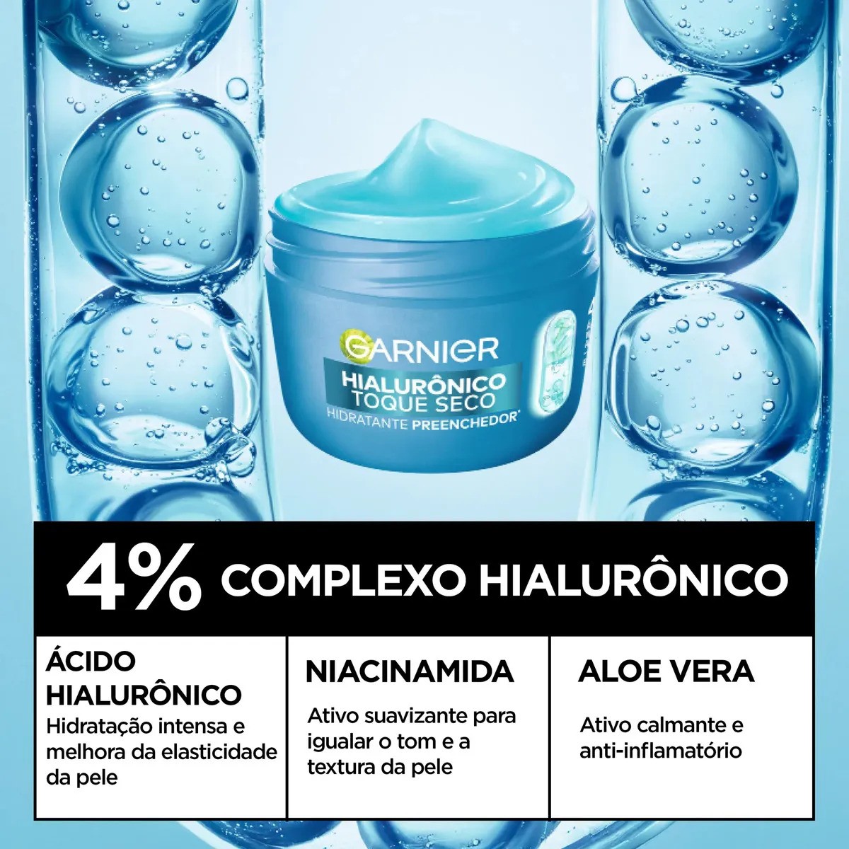 Garnier Gel Creme Hidratante Facial Preenchedor Toque Seco 85 mL
