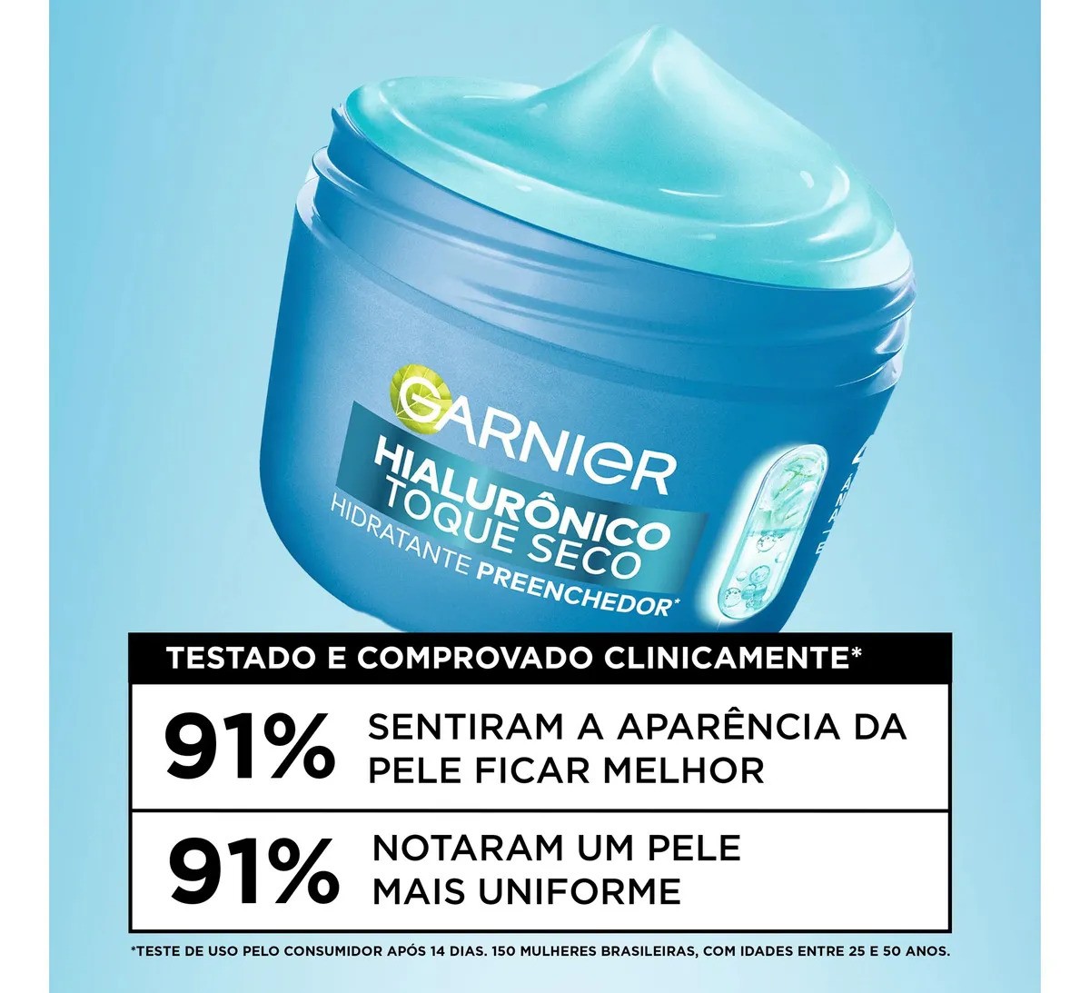 Garnier Gel Creme Hidratante Facial Preenchedor Toque Seco 85 mL