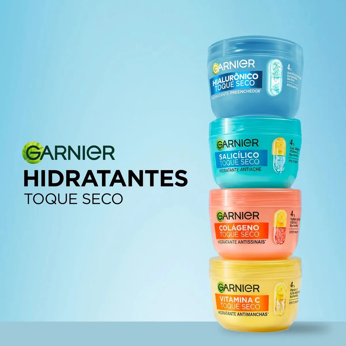 Garnier Gel Creme Hidratante Facial Preenchedor Toque Seco 85 mL