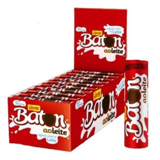Chocolate Baton ao Leite Garoto - 30 unidades de 16 g