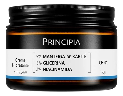 Creme Hidratante Facial Principia Karité Glicerina 50 g Dia/noite