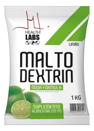 Maltodextrina Health Lab 1kg Energia e Recuperação Sabor Limão