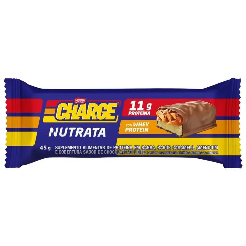 Barra Proteína Charge Nestlé com Whey Protein 45g Nutrata