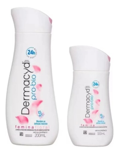 Sabonete Íntimo Dermacyd Pró-Bio Floral 200ml + 100ml pH 24h