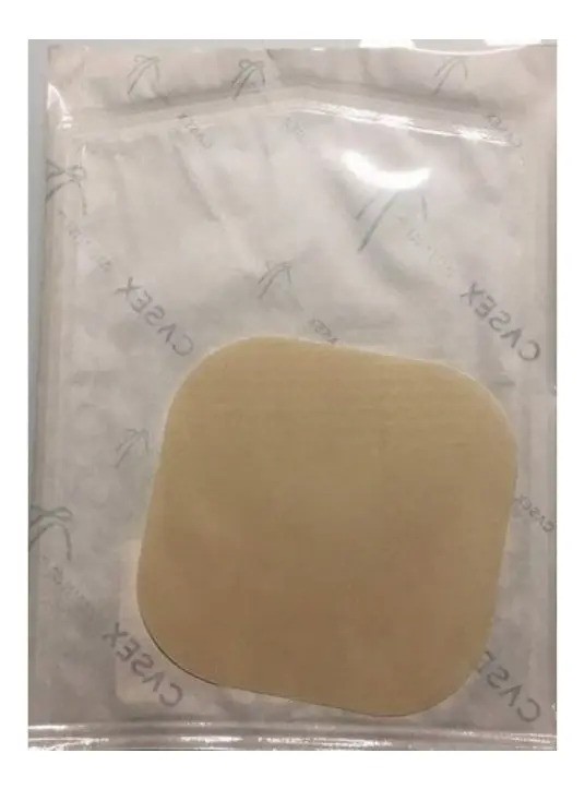 Curativo hidrocoloide Casex Regular 10 x 10 cm - Caixa com 5 Unidades