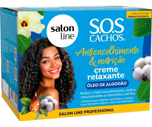 Creme Relaxante Nutrição Óleo de Algodão Salon Line 200g