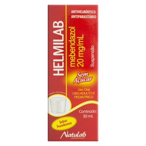 Helmilab 20mg/mL Suspensão Oral 30mL Natulab