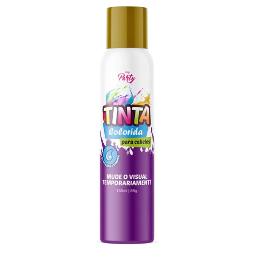 Tinta para Cabelo Lavável para Crianças Não Tóxica Tom Dourado