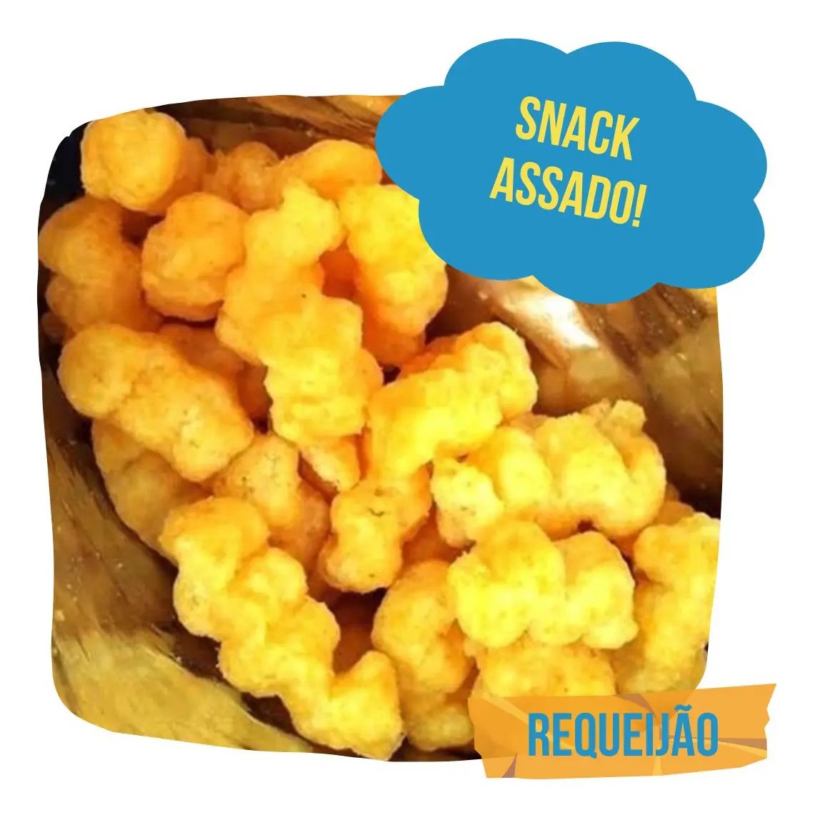 Salgadinho de Milho Elma Chips Onda Requeijão Pacote 40g