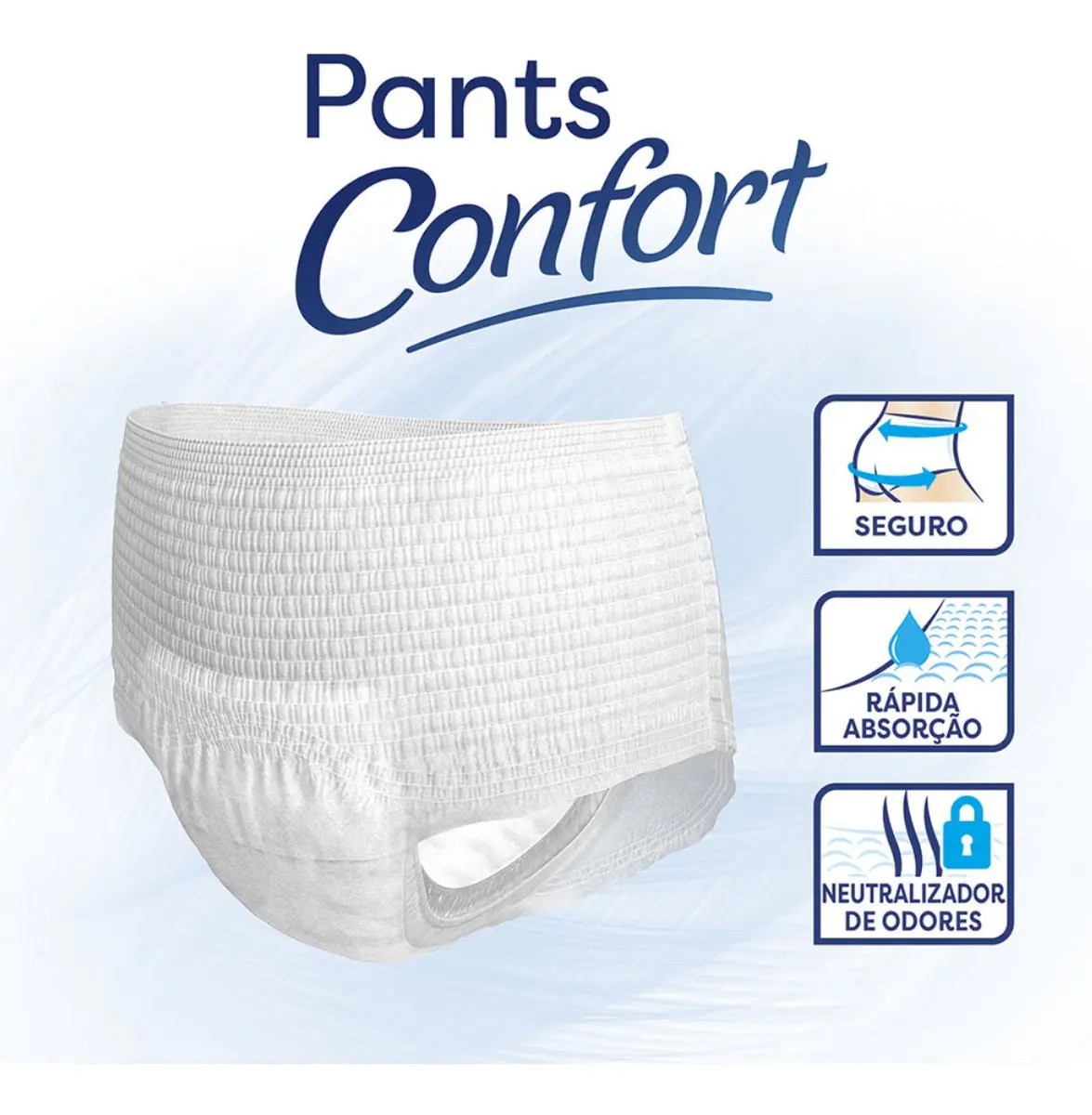 Roupa Íntima Pants Confort P/M Com 16 Unidades Tena