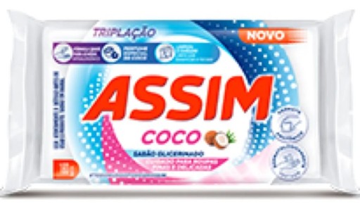 Sabão barra Assim Coco Recarga