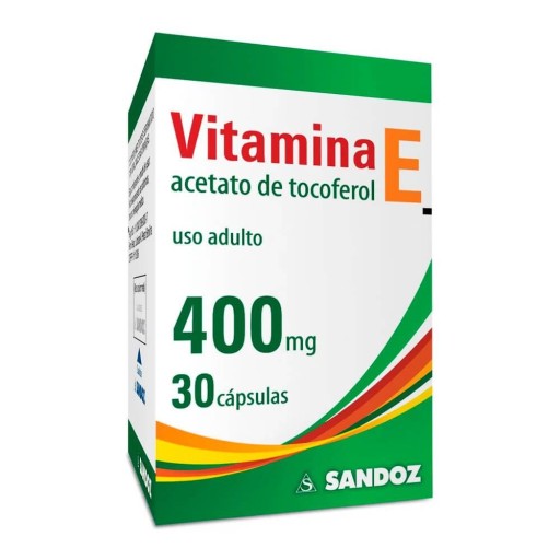 Vitamina E 400 mg 30 cápsulas Sandoz
