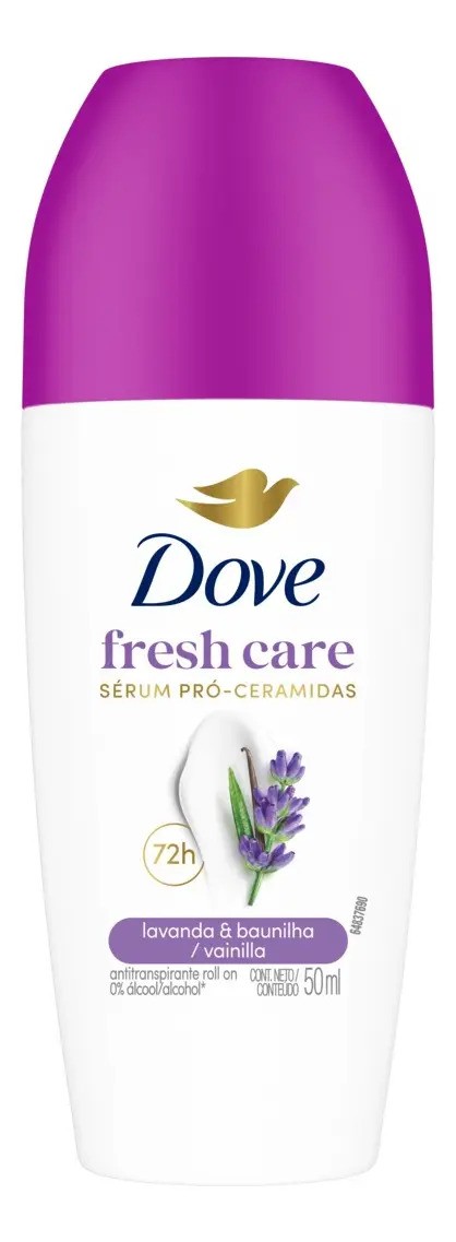 Dove Antitranspirante Roll-On Lavanda e Baunilha 50ml