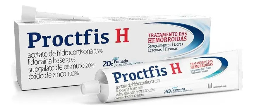 Pomada Proctfis H 20g com Aplicadores - União Química