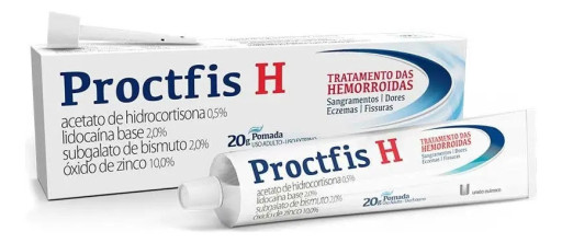 Pomada Proctfis H 20g com Aplicadores - União Química