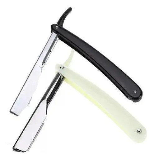 Navalhete Profissional SQ Barbeiro Aço Inox Lâmina Duplo Fio