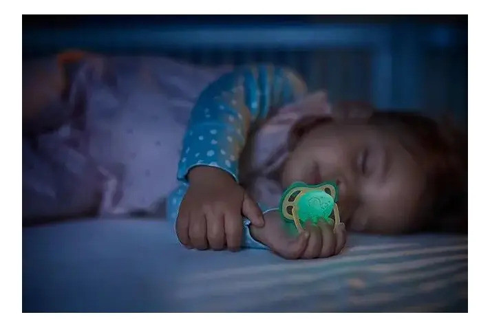 Chupeta Philips Avent Ultra Air Passaro Neutra Brilha Escuro 0-6 M