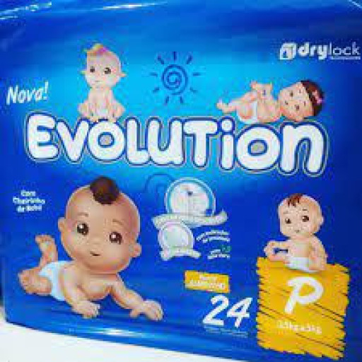 Fraldas Evolution P Jumbinho 24 Unidades