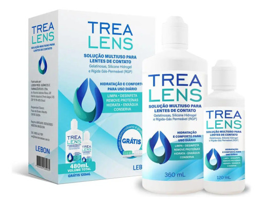 Kit Solução Multiuso Trealens Lebon 480 mL