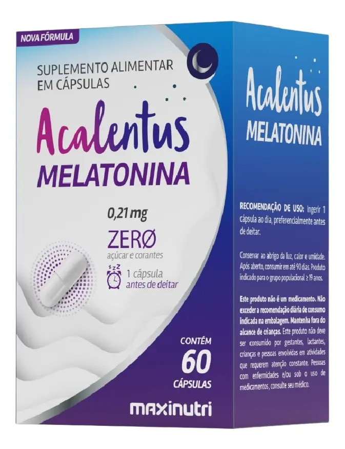 Melatonina 0,21mg Maxinutri Encapsulados 60 cápsulas