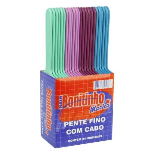 Pente Fino Marilú Com Cabo Com 24 Unidades
