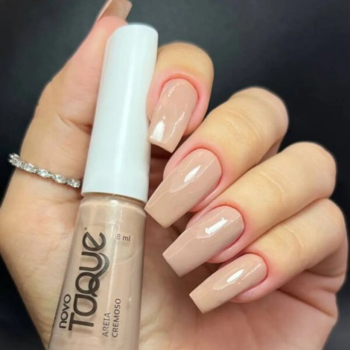Esmalte Acabamento Cremoso 8 Ml Toque - Opções Areia