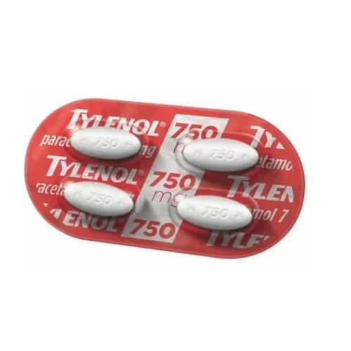 Tylenol 750mg Janssen-Cilag 4 Comprimidos