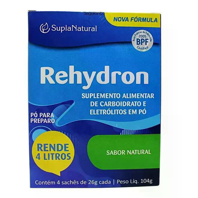 Rehydron Pó Natural Suplan 26g