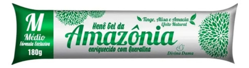 Alisante Henê Gel Da Amazônia Bisnaga Médio 180g - 1 Unidade