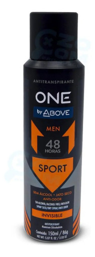 Desodorante One By Above Men Sport 48h Antitranspirante 86g