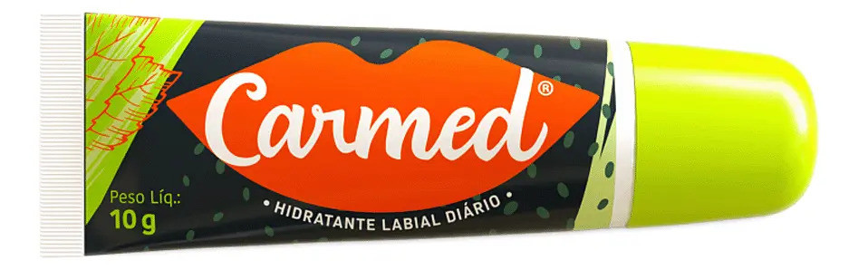 Hidratante Labial Carmed Menta 10g Gel