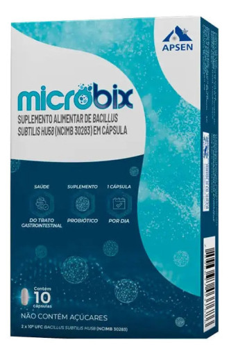 Microbix 10 Cápsulas Sem Sabor