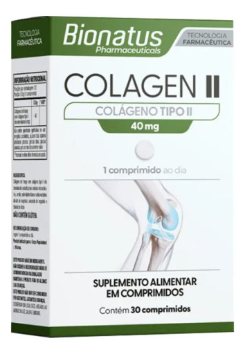 Colageno Tipo II Bionatus 40 Mg 30 Caps