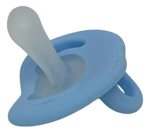 Chupeta Passear Comfort de Silicone Simétrica para Bebês 0-6 Meses Azul