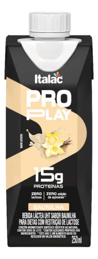 Proplay Italac Bebida Proteica 15g Zero Lact Baunilha 250ml