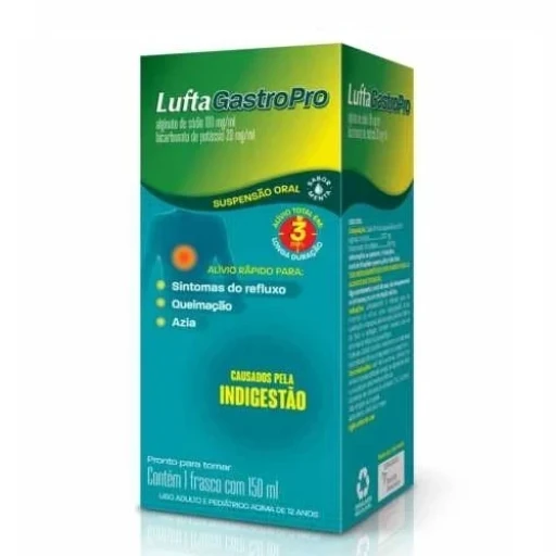 Luftal Gastro Pro Suspensão Oral 100mg + 20mg/mL 150mL