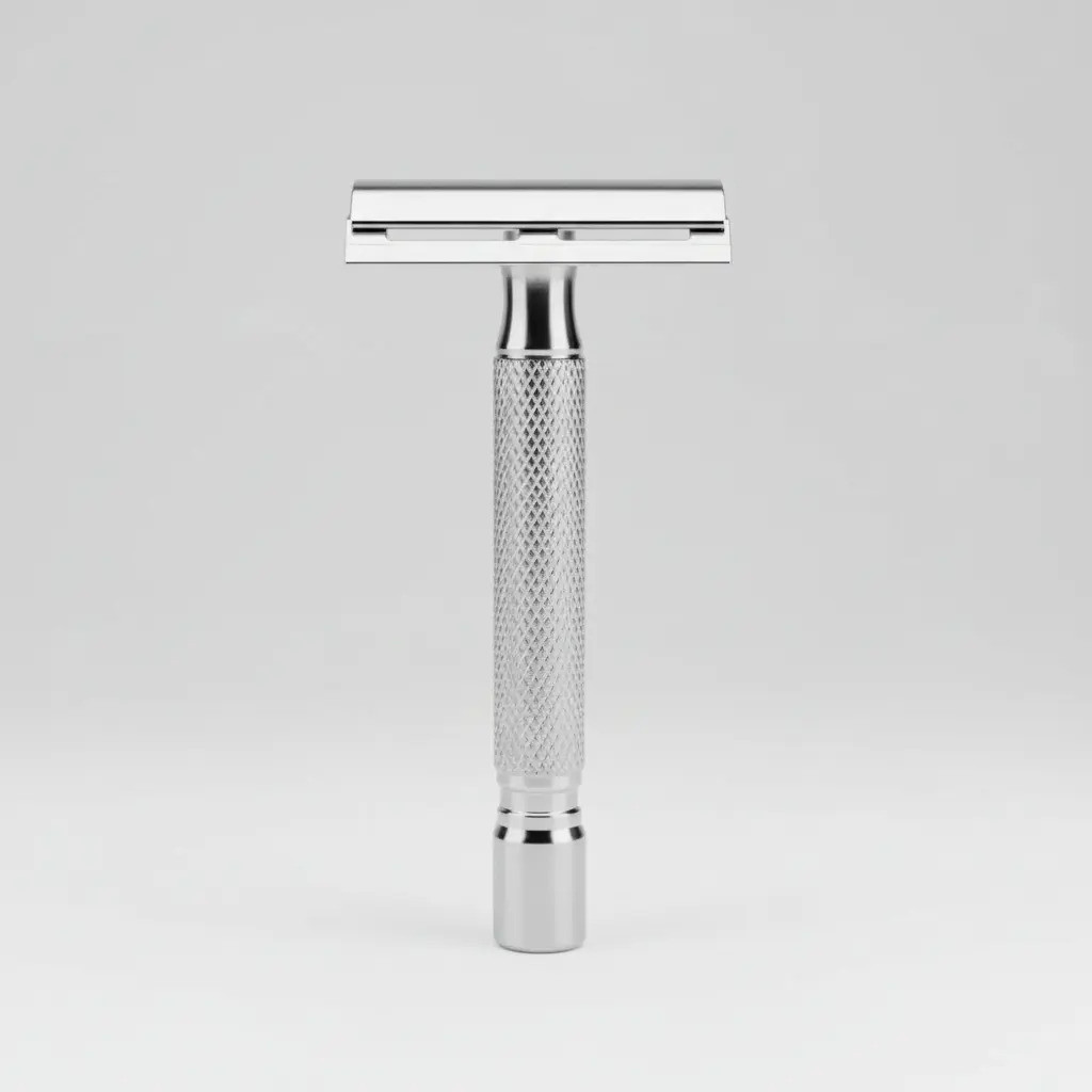 Aparelho Barbear Antigo De Metal Barba Retrô + LaminaS