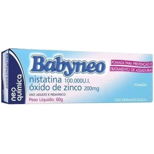 Imagens - Babyneo Nistatina + Óxido de Zinco Pomada 60 g Neo Química