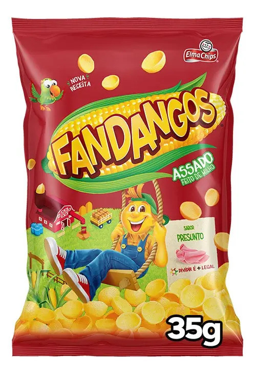 Salgadinho De Milho Fandangos Sabor Presunto Pacote 35g Elma Chips