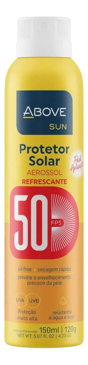 Protetor Solar Sun Spray FPS 50 150ml Above