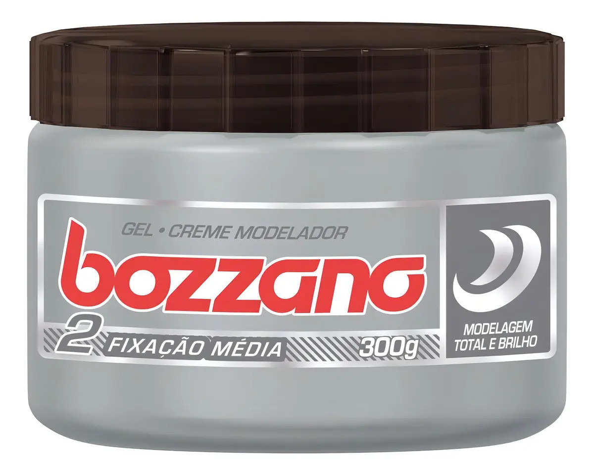 Gel Creme Modelador Fixação Média 2 300g Bozzano