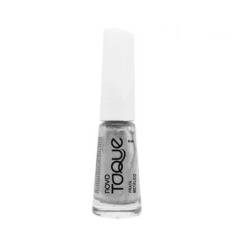 Esmalte Novo Toque Metálico Prata 8ml