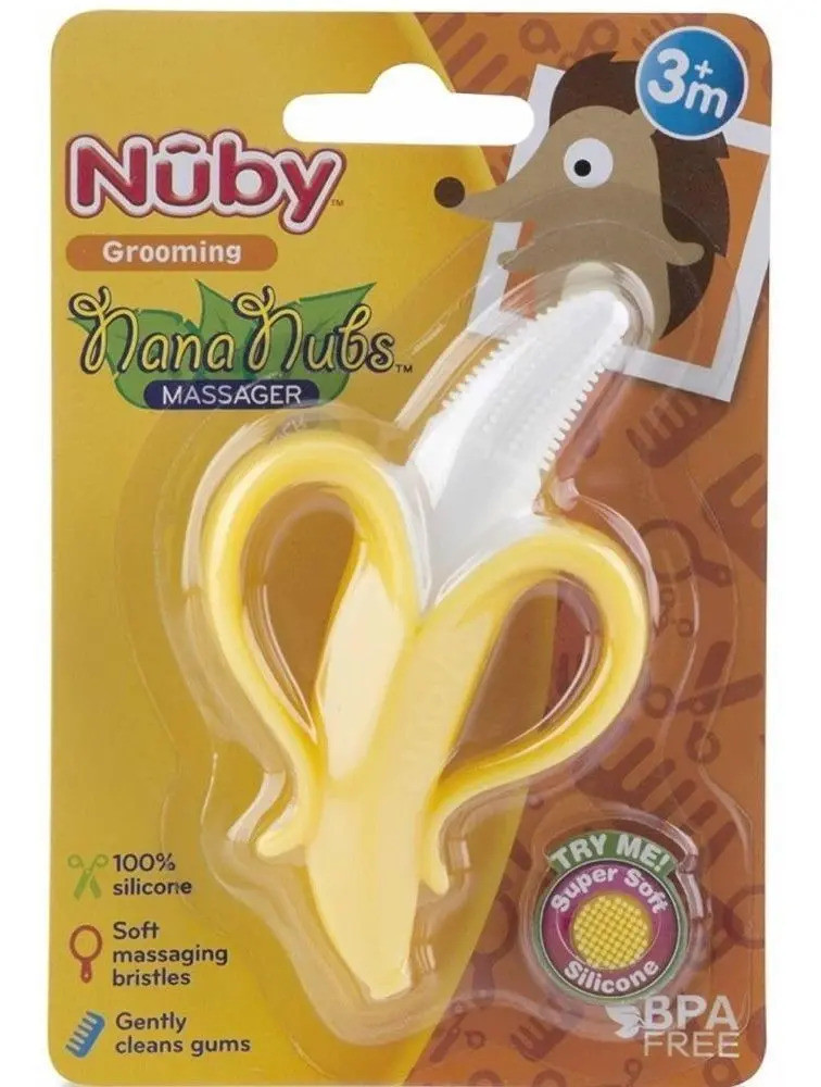 Massageador De Gengivas Banana +3m NUBY