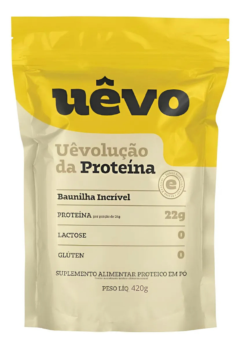 Proteína UÊVO em pó sabor Baunilha x 420g
